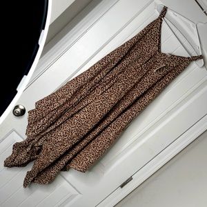 A women’s Cheetah print romper